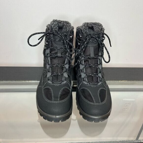 Ecco Women’s Size 11 Xpedition III Gore-Tex Waterproof Hiking Boot Black Lace Up - Picture 2 of 15